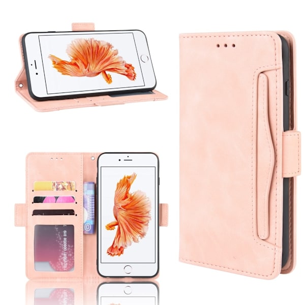 iPhone 6/6S - Fodral Med Avtagbart Kortfodral - Roséguld Roséguld Roséguld