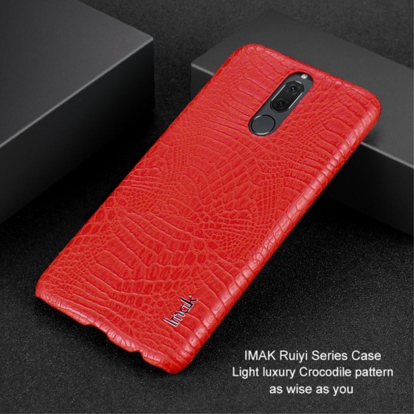 Huawei Mate 10 Lite - IMAK Krokodil Skal - Röd Red Röd