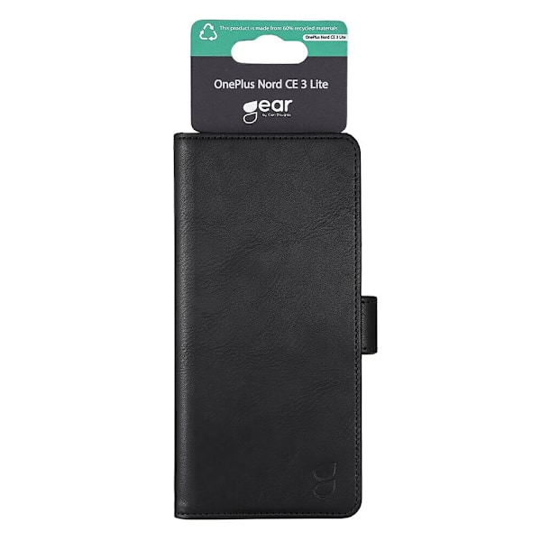 GEAR OnePlus Nord CE 3 Lite Fodral Läder Svart