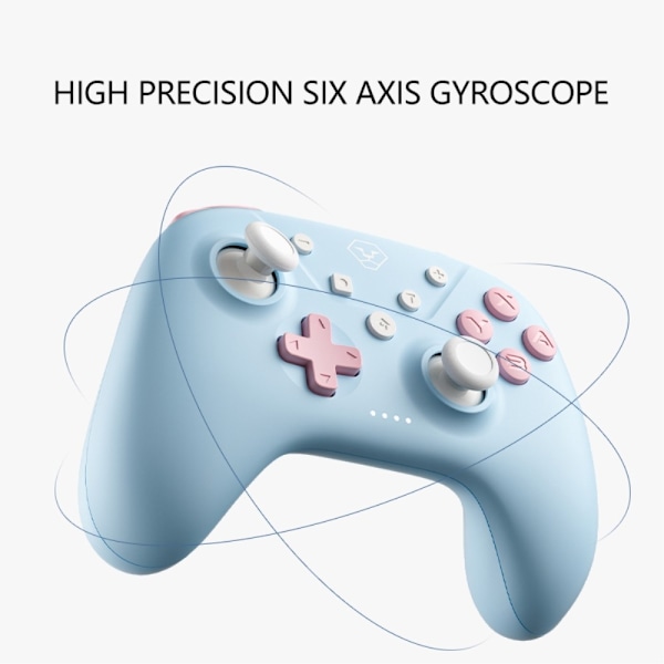 AOLION Trådlös Handkontroll För Switch/PC/iOS/Android Vit