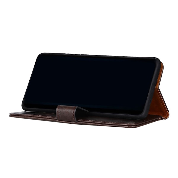 Samsung Galaxy A72 - KHAZNEH Läder Fodral - Brun Brown Brun