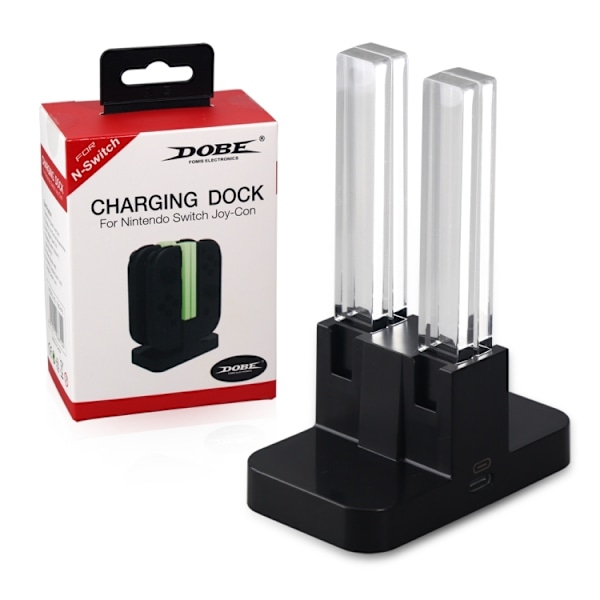 DOBE Nintendo Joy-Con Laddningsstation LED Svart