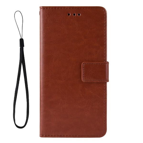Nokia G10 / G20 Fodral Crazy Horse Läder Brun