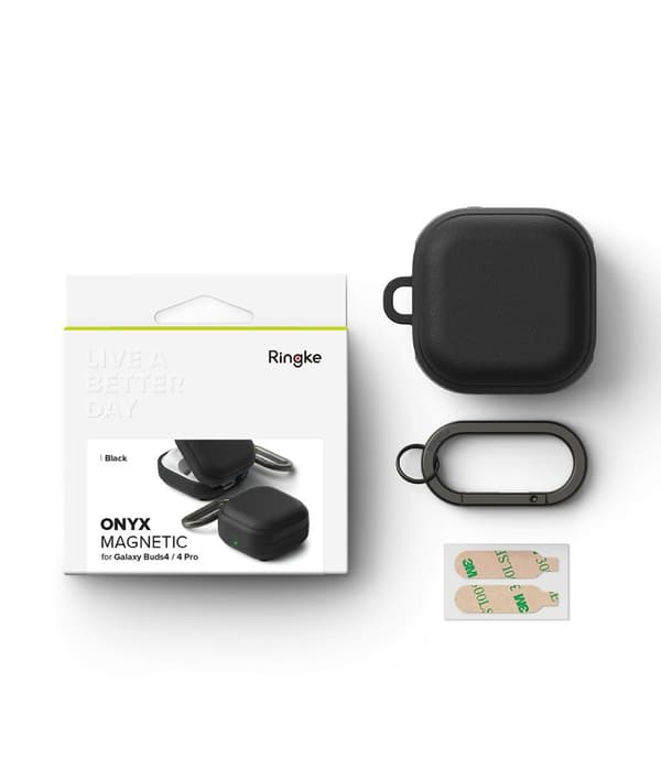 Ringke Galaxy Buds 4 / 4 Pro Skal MagSafe Onyx Svart