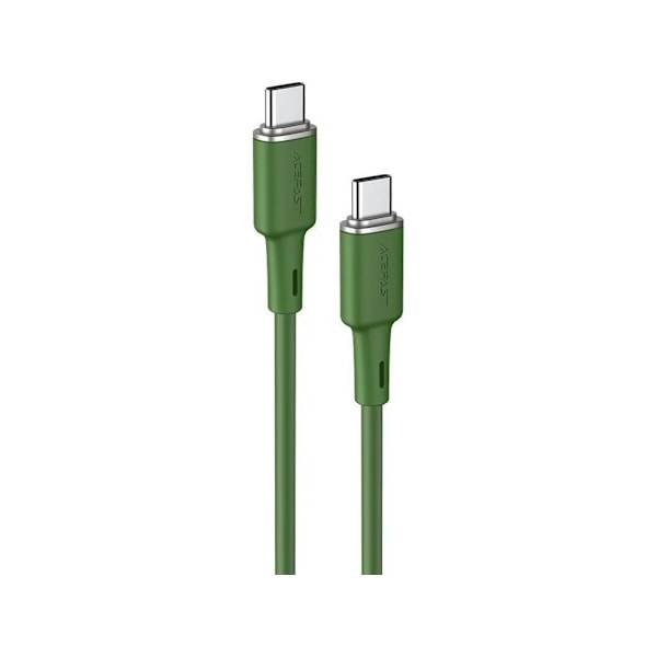 Acefast 60W USB-C Till USB-C 1.2m Grön