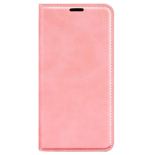 iPhone 16 Pro Fodral Flip Läder Rosa
