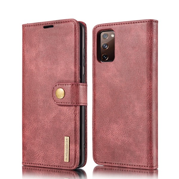 Samsung Galaxy S20 FE - DG.MING 2in1 Magnet Fodral - Vinröd