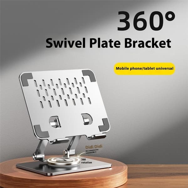 Universalt Stativ För Surfplatta Justerbart Silver