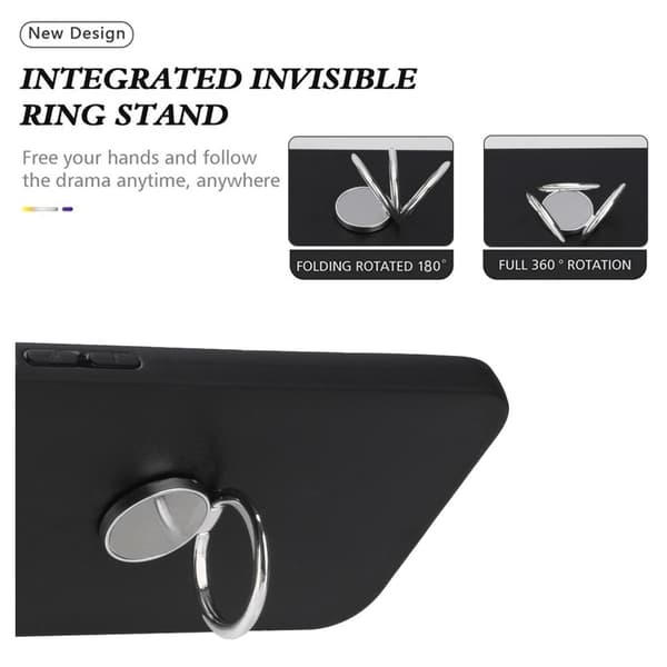 Xiaomi Redmi Note 14 4G Skal Ring Svart / Silver