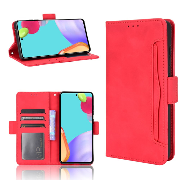 Samsung Galaxy A72 - Fodral Med Avtagbart Kortfodral - Röd Red Röd