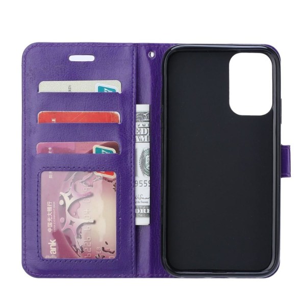 Samsung Galaxy S20 Plus - Crazy Horse Plånboksfodral - Lila Purple Lila