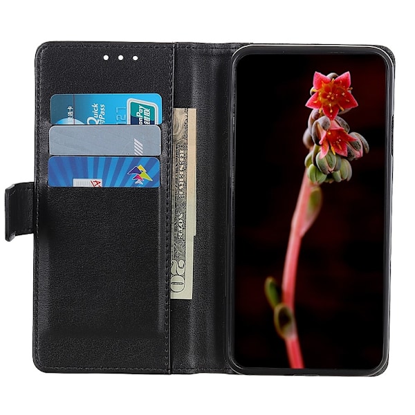 Xiaomi Redmi Note 10S - Läder Fodral - Svart