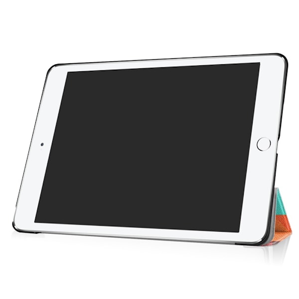 iPad 9.7" (2017) / (2018) - Tri-Fold Fodral - Färgade Fyrkanter