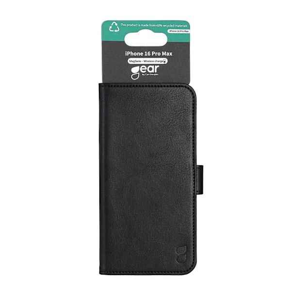 Gear iPhone 16 Pro Max Fodral MagSeries Läder Svart