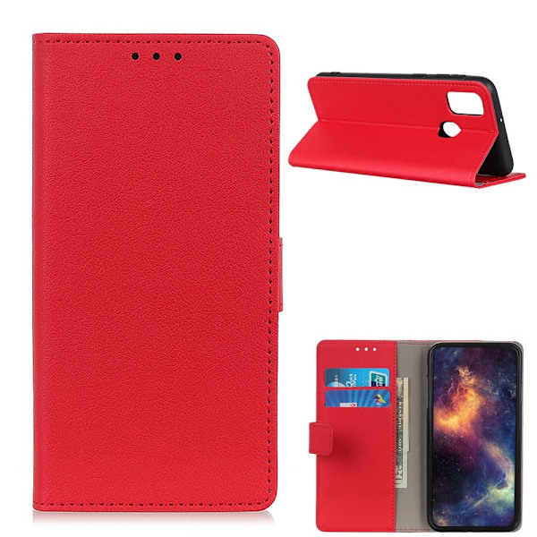 OnePlus Nord N100 - Plånboksfodral - Röd Red Röd