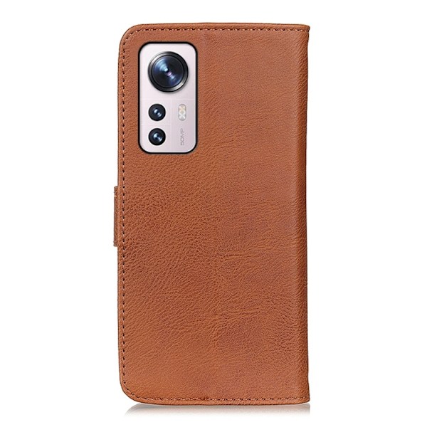 KHAZNEH Xiaomi 12 Fodral Läder Brun