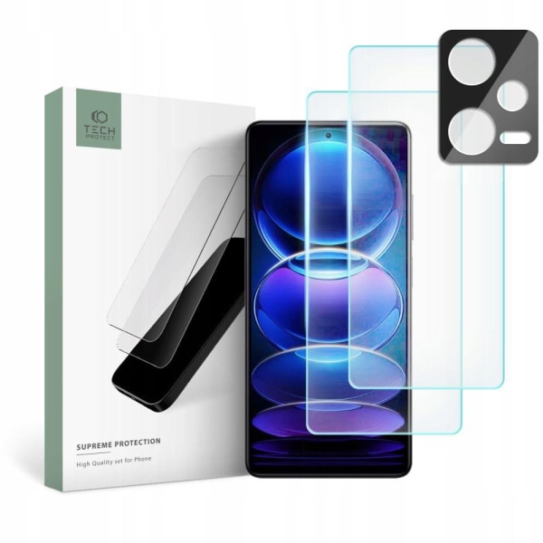 Tech-Protect Xiaomi Redmi Note 12 Pro 5G 3-PACK Skärmskydd/Linss