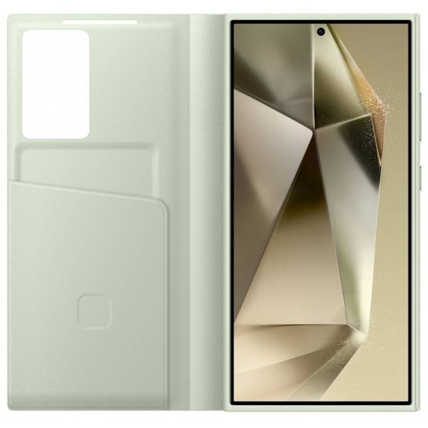 Samsung Galaxy S24 Ultra Fodral Smart Clear View Light Green