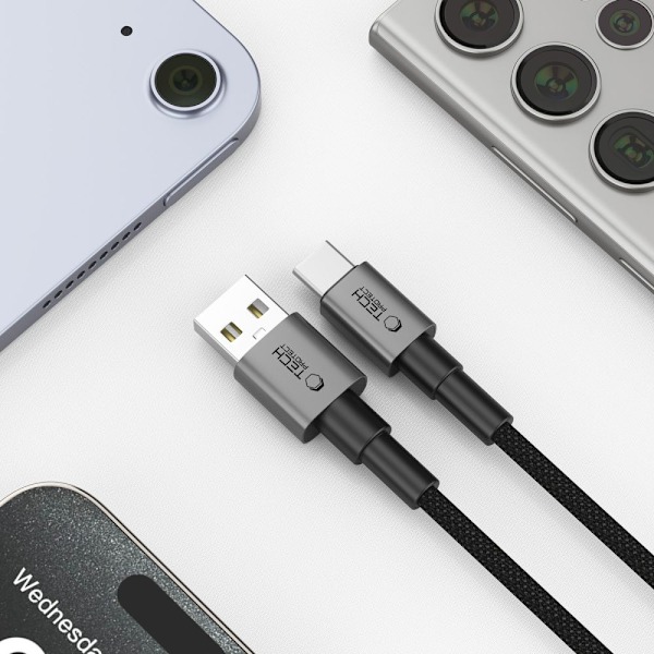 Tech-Protect 0.5m 15W/3A USB-C - USB-A Kabel UltraBoost