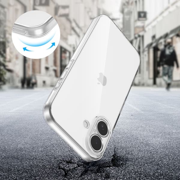 Tech-Protect iPhone 17 Skal FlexAir Transparent
