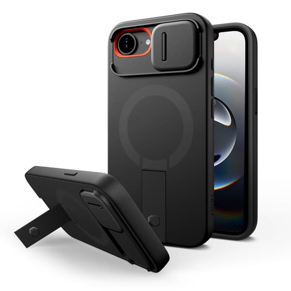 Tech-Protect iPhone 17e / 16e Skal MagSafe Kevlar Aura Svart