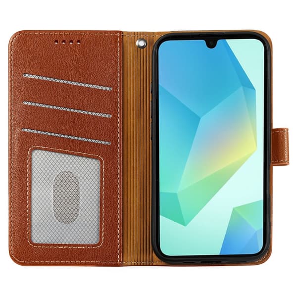 Samsung Galaxy A27 Plånboksfodral Läder Brun