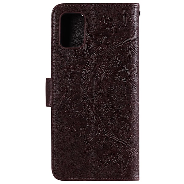 OnePlus Nord 2 5G - Mandala Läder Fodral - Brun