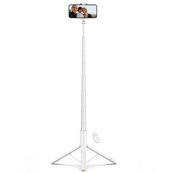 Tech-Protect 146 cm Bluetooth Selfiestick Tripod Vit