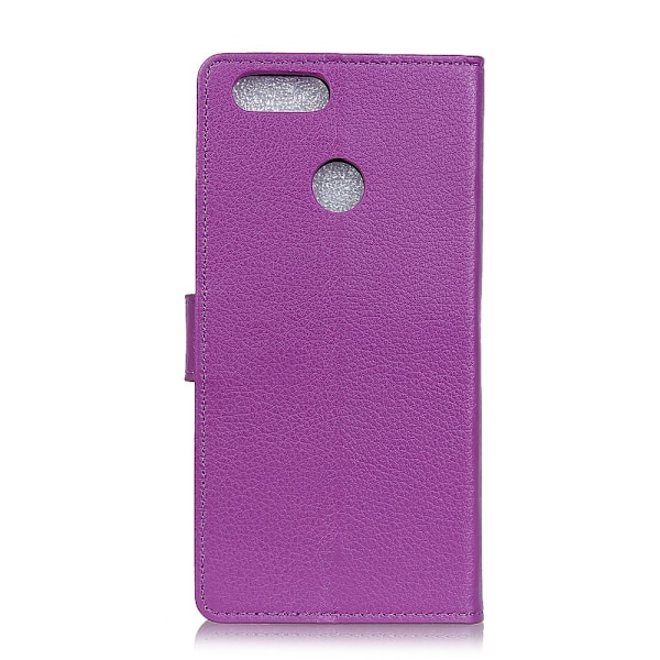 Huawei Honor View 20 - Litchi Plånboksfodral - Lila Purple Lila