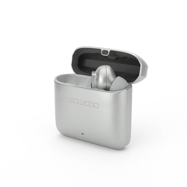LEDWOOD Hörlur Titan TWS True Wireless In-Ear Silver