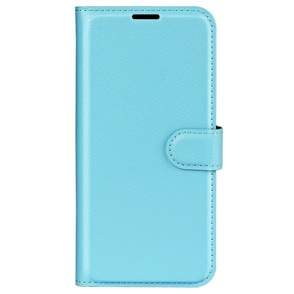 Xiaomi Redmi Note 12 4G Fodral Litchi Läder Ljus Blå