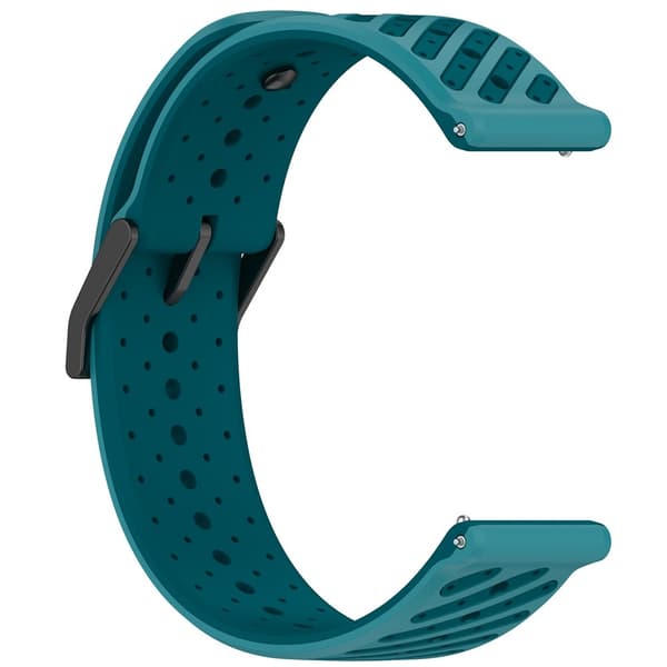 Klockarmband 22 mm Quick Release Silikon Blå