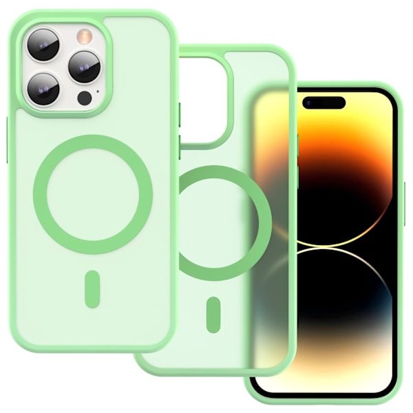 ColorPop iPhone 14 Pro Max Skal CH MagSafe Matt Ljus Grön