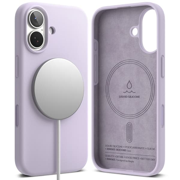 Ringke iPhone 17 Skal MagSafe Silikon Lila