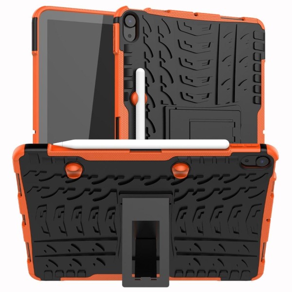 iPad Air 2020/2022/2024 Skal Rugged Kickstand Armor Orange Orange Orange