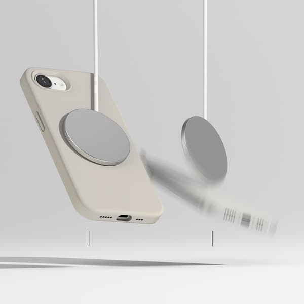 Ringke iPhone 17e / 16e Skal MagSafe Silikon Stone