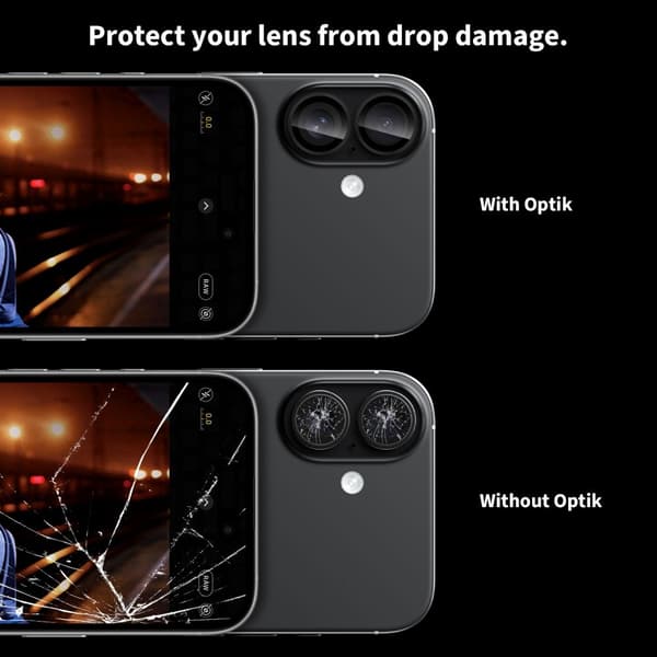Tech-Protect iPhone 17 Linsskydd CamRing Fit+ Transparent