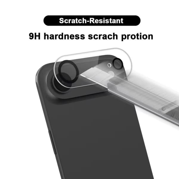 WANLONFENG iPhone Air Linsskydd Härdat Glas Transparent
