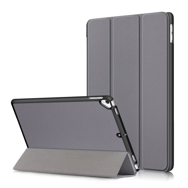 iPad 10.2 2019/2020/2021, iPad Air 10.5, Pro 10.5 Fodral Tri-Fold Grå Grey Grå