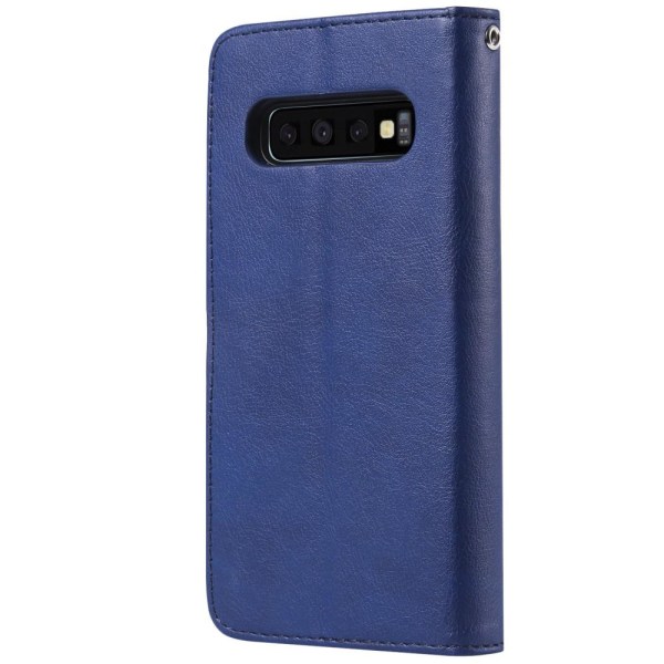 Samsung Galaxy S10 - Plånboksfodral/Magnet Skal - Blå Blue Blå
