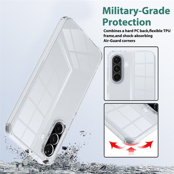 Samsung Galaxy A18 / A17 Skal Shockproof TPU / Akryl Transparent
