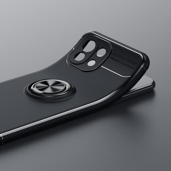 Xiaomi Mi 11 Lite - Ring Skal - Röd Röd