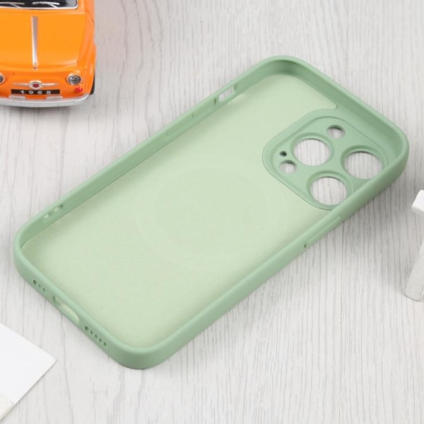 iPhone 15 Pro Max Skal MagSafe Liquid Silikon Grön