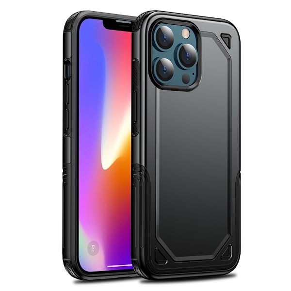 iPhone 13 Pro Max - Hybrid Armor Skal - Svart