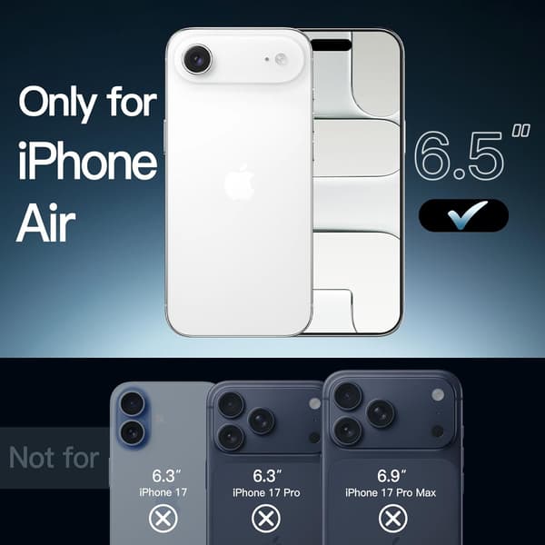 iPhone Air MagSafe Skal Transparent - Premium