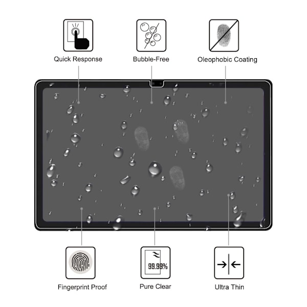 Samsung Galaxy Tab A7 10.4 Skärmskydd Heltäckande