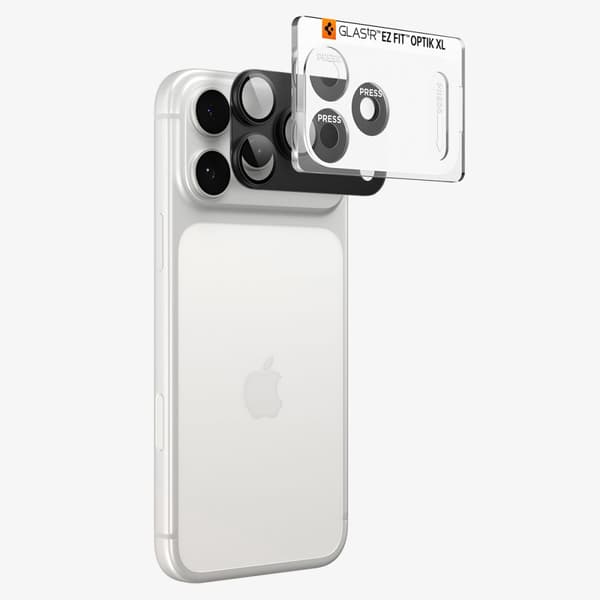 Spigen iPhone 18 Pro Linsskydd Optik Pro XL GLAS.tR 'Ez Fit'