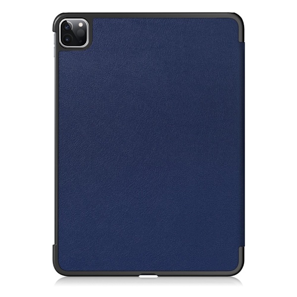 iPad Air 2025-2020 / Pro 11 Fodral Tri-Fold Med Pennhållare DarkBlue Mörk Blå