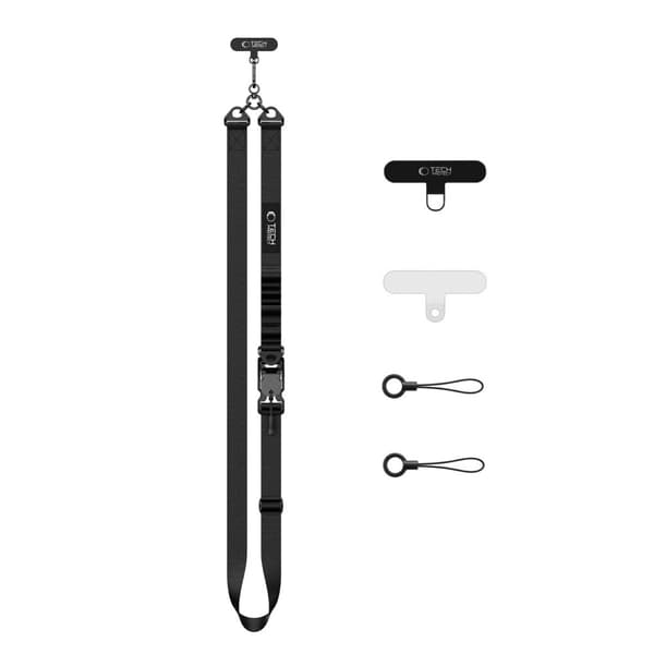 Tech-Protect Mobilsnöre CrossBody Rope Svart