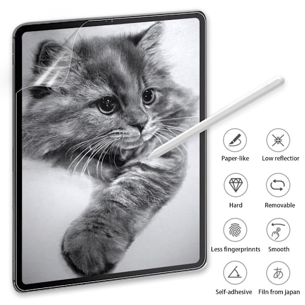 iPad Pro 11 2024 Skärmskydd PAPER LIKE Heltäckande